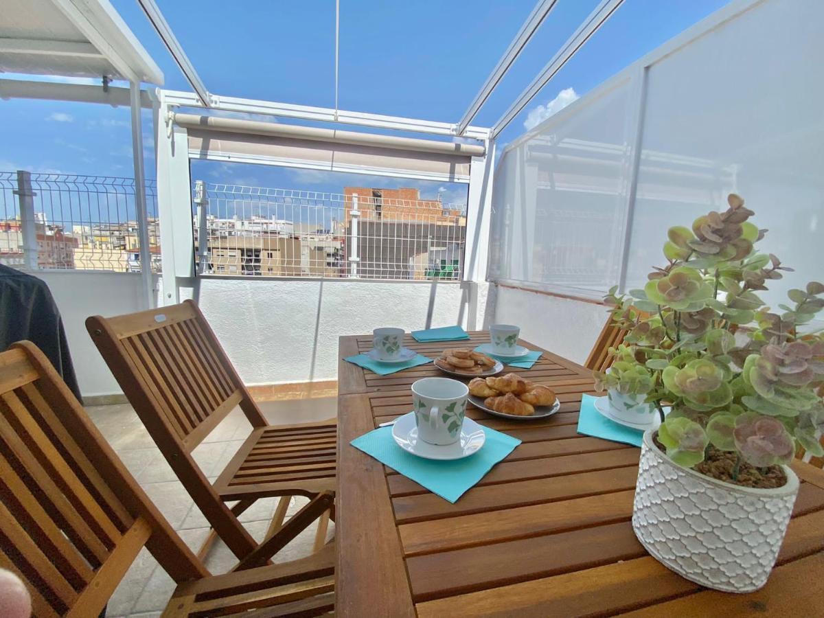 Atico Con Terraza Centro De Tarragona, Mi Refugio Apartman Kültér fotó